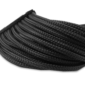 Black Pet Expandable Braided Wire Insulating Sleeve